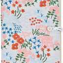Embroidered Fabric Journal A5 Hardcover Notebook with 90 Lined Pages, Lay-Flat Design Elegant Cloth Cover Notebook for Women, Girls, Gift, Diary, Notes, or Daily Writing, 8" L x 5.75" W