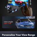 Mirror Dash Cam Rear View Camera 11''Full UHD 4K Front and 1080P Rear Backup Dual Cameras for Cars,GPS,Night Vision,Smart Reverse Parking Assistance,Touchscreen,Free 32GB Card H28-blackFD03696329