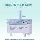 DG44-01009B Infinite Surface Burner Control Rotary Switch Replacement for Samsung Electric Range Stove Cooktop Replaces AP7031849 EAP7031849