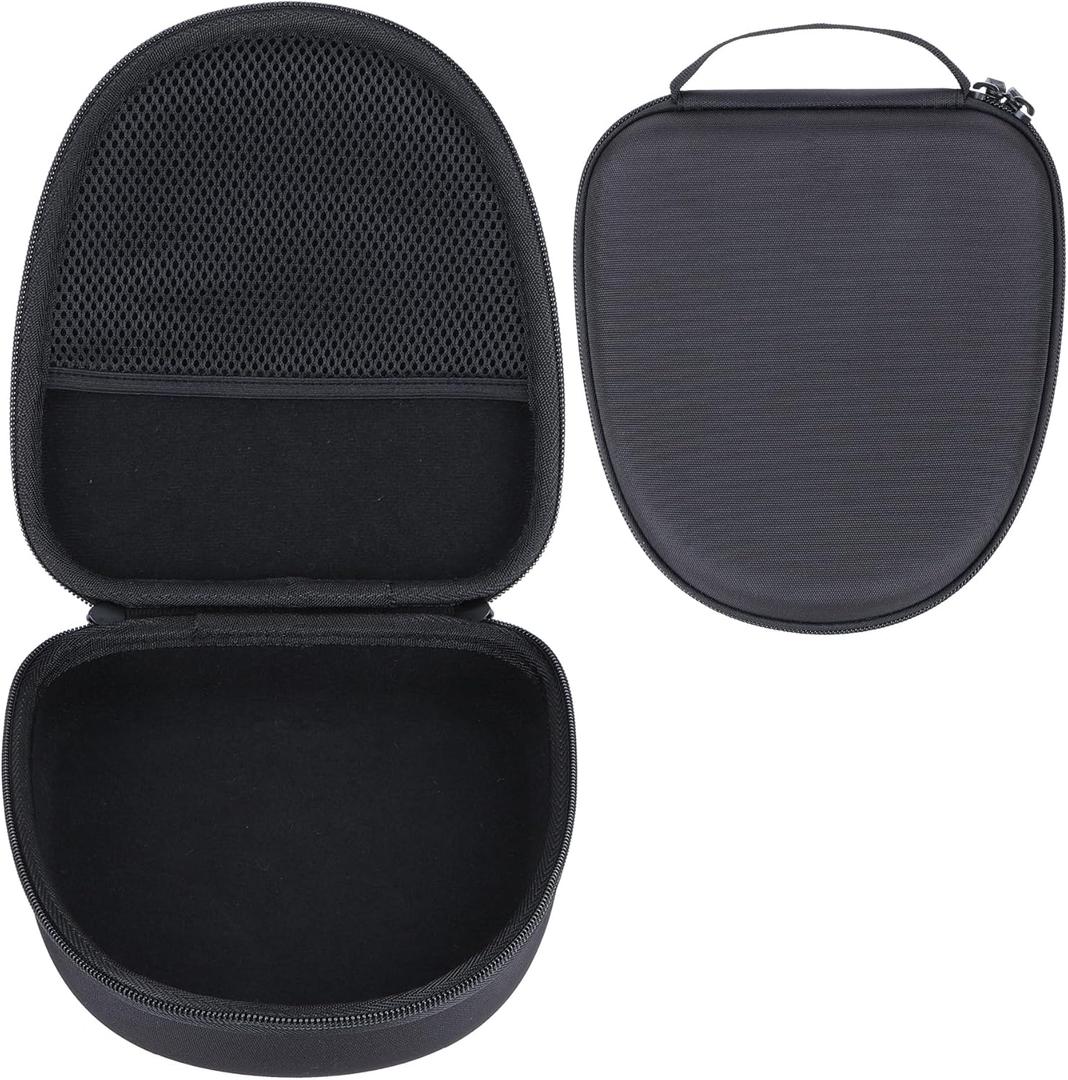 Hard Case Replacement for Anker Soundcore Life Q20 Q30 Q35 Q40 Q45 Q20+ Q20i Hybrid Active Noise Cancelling Headphones (Black Case)