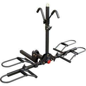 Young 200 lbs. 2 Bike Rack Hitch Mount Platform Style for Cars Trucks SUVs Minivans, fits MTB Gravel Road Bike with Up to 5-inch Fat Tire Carrier Rack - 2" Hitch Receiver (2-Bike Rack 200lbs. Capacity)