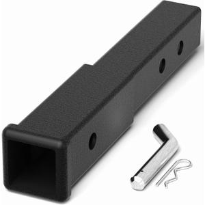 Hitch Extender 2 Inch - Adjustable Trailer Hitch Extension 7.3" - 9.3", 3500 lbs GTW, Includes Hitch Pin, Clip
