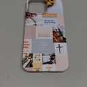 Bible Verse Case for iPhone 16 Pro Max - Christian Jesus Quotes Collage Pattern, Tough PC Full Cover Case