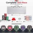 Versa Games 500pc 11.5g Casino Ace Poker Chips Set