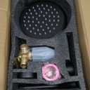 Black Shower Head And Faucet Set Complete With Valve Shower Fixtures With 6 Inch High Pressure Rain Shower Head Trim kit Regaderas Para bBao Modernas