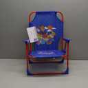 Idea Nuova Paw Patrol Kids Folding Beach Chair with Umbrella  Outdoor Portable Camp Chair for Ages 3+, Lightweight & Durable with Safety Lock, Ideal for Beach, Park, or Backyard