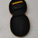 CaseSack Case Compatible with DEWALT Neckband Headphones and 2-in-1 Neckband Headphones w/Built-in Speakers (Black with Yellow Zip)