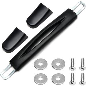 MroMax 1Pc Luggage Handle 9.06" x 0.98" (L x W) Plastic Pull Handle Grip Replacement 230mm x 25mm for Luggage Suitcase Box Black Tone