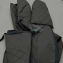 Premium Leather Car Seat Covers Front Pair,Universal Fit for Cars,Trucks&SUVs,Waterproof Car Seat Cushion,Full Coverage Car Seat Protector with 2 Seats,Grey (Driver and Passanger(2 seats))