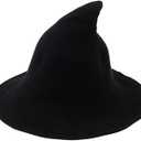 Women's Witch Kinitted-Wool Hats, for Halloween Party Masquerade Cosplay Costume Accessory and Daily