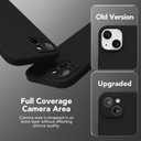 Magnetic for iPhone 15 Plus Case, Compatible with MagSafe, [Full Camera Protection][Screen Protector] Silicone Shockproof Protective Phone Case for iPhone 15 Plus 6.7", Black