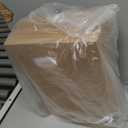 Aoriher 150 Pieces 10 oz Mini Cake Pans with Lids Aluminum Foil Baking Cups Square Disposable 4" x 4" Large Cupcake Cups Baking Tins for Kitchen Brownie Pudding Desserts Holders(Black, Gold)