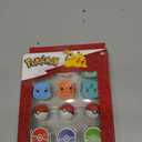 Pokemon Party Favor Set - Bundle with 15 Erasers Featuring Pokeball, Charmander, Bulbasaur, More Plus Trading Cards, Stickers | Pokemon Party Supplies Kit for Kids, Boys, Girls