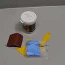 Wood Filler Repair Kit 16oz White  Paintable & Stainable Wood Putty Filler for Furniture, Doors & Floors, Exterior Water-Resistant Wood Crack & Hole Filler with Scrapers, Sandpaper & Gloves