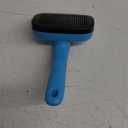 Dog Self Cleaning Slicker Brush for Shedding, Ideal for Short Long Haired Dogs, Including Cat. Removes Loose Fur, Undercoat, Mats, Tangled Hair. Suit for Large Medium Small Animal, Blue