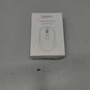 PEIOUS Wireless Mouse Jiggler - LED Wireless Mice with Build-in Mouse Mover, Rechargeable Moving Mouse for Laptop with Undetectable Random Movement Keeps Computers Awake - Purple