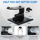 CPAP Wall Mount Shelf for AirSense 11 with CPAP Hose Hanger & Mask Hook, CPAP Shelf for Bedside Save Space, CPAP Mount Avoids Hose Tangle Durable Design Easy Installation (Black)