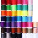 45 spools Sewing Thread Kits Polyester for Hand & Machine Sewing,100yards Each,Total 4500yards (45 Rainbow Colors)