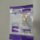 VCE Coaxial Cable Connector, RG6 Coax Cable Extender F-Type Gold Plated Adapter Female to Female for TV Cables, 2 Pack