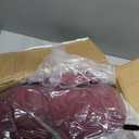 VEVOR Chair Covers, Polyester Spandex Chair Cover, Stretch Slipcovers for Wedding Party Dining Banquet Flat-Front Chair Covers (Burgundy-a, 50PCS)