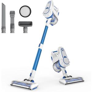 Cordless Vacuum Cleaner (Blue)