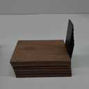 Muso Wood Handmade Walnut Book Ends, Non-Skid Bookends for Shelves, Large Sturdy Book Ends for Heavy Books, Decorative Book Shelf (3 Pairs)