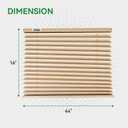 RV Blinds for Camper Windows, RV Window Shades, 44" W x 16" L, Cappuccino | Camper Replacement Blinds, Privacy Protection, for RV, Camper, Travel Trailer