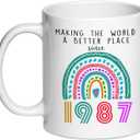 39th Birthday Gifts for Women Men Coffee Mugs,Gifts for 39 Year Old Woman,1987 Birthday for Women, 39th Presents Coffee Mug Presents Women,11oz (1987)