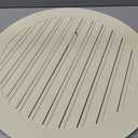 Ekena Millwork 24"W x 24"H x 1 1/8"P, Round Gable Vent Louver, Functional