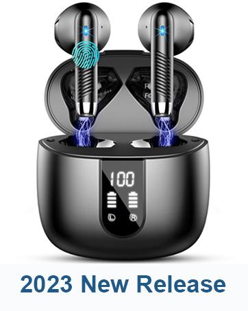 J55 True wireless earbuds, Bluetooth 5.3 Headphones