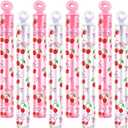 32 Pcs Cherry Themed Bubble Wands Sweet Bubbles Party Favors for Adult Summer Activity Birthday Party Goodie Bag Stuffers Gifts Wedding Supplies