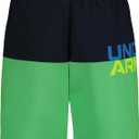 Under Armour Boys' Swim Trunk Shorts, Lightweight & Water Repelling, Quick Dry Material (Small, Vapor Green Color Block)