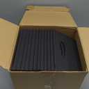 Thenshop 44 Pcs Basket for Gifts Empty Gift Basket Bulk Include 12 Cardboard Tray 12 Plastic Bags and 20 Pull Bows for Christmas Fall Halloween Birthday Wedding Party DIY Wrapping(Solid,Black)