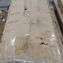 Yaheetech Full Bed Frame Upholstered Platform Bed with Fabric Headboard, Wing Edge Design/Non-Slip and Noise-Free/Wooden Slats Support/No Box Spring Needed/Easy Assembly, Ivory Full Bed