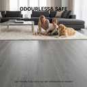 RORA Peel and Stick Floor Tile, 12-Pack 18 SF, Wood Plank Waterproof Vinyl