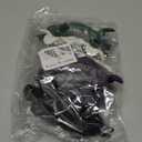 Mdscve 5Pcs Flower Flat Hair Clips for Women Matte Flat Hair Claw French Alligator Clips Non-Slip Cute Duck Billed Flat Claw Clips for Thick Hair for Girls, white,green,black,purple,blue