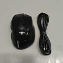 TECKNET Wireless Mouse (2.4G & BT5.0/3.0) Silent 4800 DPI Computer USB A & Bluetooth Mouse 6 Buttons, Wide Compatibility - Black