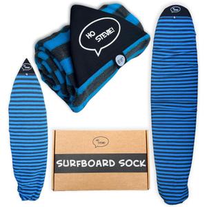 Ho Stevie! Surfboard Sock Cover - Thicker and More Protective Bag For Your Surf Board (9'0", Blue and Gray)