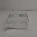 Isaac Jacobs Clear Storage Bins w/Cutout Handles, Plastic Organizer for Home, Office, Kitchen, Fridge/Freezer, Bathroom, BPA Free, Food Safe
