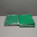 Henoyso 36 Pcs Plastic Folders with Clear Front Pockets Heavy Duty File Folders with 2 Pockets and Card Slot for Student Communication School Office Presentation Report (Green)