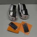 GiveBest 450 Watt Space Heater with LED Display, Wall Outlet Electric Heater with Thermostat and Timer for Home Office Bathroom Indoor Use, Small Plug in Heater, 2PC