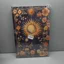 3pcs Celestial Sun and Moon Canvas Wall Art Crescent Moon T Picture Botanical Wildflowers Painting Posters Astrology Gothic Print Aesthetic Artwork for Living Room Bedroom Decor 16x24in canvas (24L" x 16W")