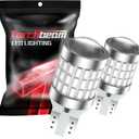 Torchbeam 921 912 LED Bulb Red, LED Third Brake Tail Lights, T15 906 904 W16W Red 3rd Brake Tail Light for Cars/Truck Super Bright, Pack of 2