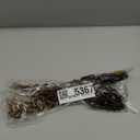 Leeven 7 Packs Goddess Locs Crochet Hair Ombre Blonde 18 Inch Long Pre-looped Bohemian Crochet Faux Locs Hair With Curly Ends 84 Strands Synthetic Soft Locs Hair Extensions for Black Women T27#