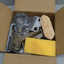 Horse Grooming Kit 13 Piece, Horse Brushes for Grooming Supplies Set with Organizer Bag, Horse Brush & Curry Comb for Effective Cleaning, Gift for Horses Riders Beginners (Brown Green)