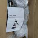 CO-Z Manual Citrus Juicer, Heavy-Duty Manual Juicer with Conical & Flat Pressure Plates, Professional Lemon Squeezer for Orange Pom Lime Lemon Juice, Dishwasher Safe Orange Juice Press, Gray