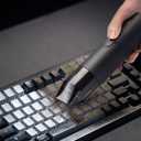 HOTO Handheld Vacuum Cleaner Cordless, Desk Vacuum Cleaner Compressed Electric Air Duster 15000Pa Suction, 4-in-1 Portable Vortex Vacuum Dust Buster Air Blower for Computer, Keyboard