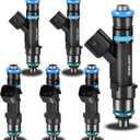 Upgraded Fuel Injectors Compatible with Dodge Dakota 2004 2005 2006 2007 2008 2009 2010,for Durango 2004-2009,for Dodge Ram 1500 2004-2010 V6 3.7L 6 Pack Injectors 0280158020