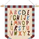 Toddler Room Decor, ABC Alphabet Posters Wall Pennants Banners, Educational Classroom Wall Hanging Flag for Kids Boys Girls Nursery Toddler Room Bedroom Playroom Preschool Decor