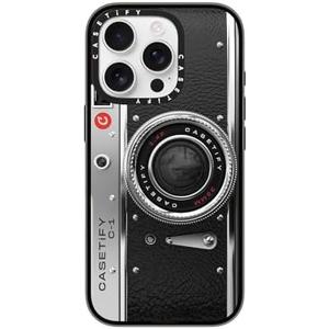 CASETiFY Compact iPhone 16 Pro Case [4 ft. 2X Military Grade Drop Protection/Slim/Lightweight] - Camera Case - Classic - Clear Black
